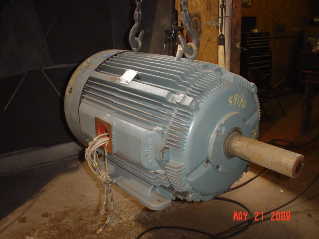 Westinghouse 75 HP 1098 RPM 447TZ Multi Speed Motors 49190