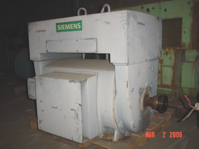 Siemens 600 HP 1800 RPM 509S Squirrel Cage Motors 54766