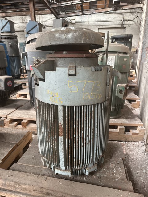 Westinghouse 125 HP 1780 RPM 440VP Vertical Motors 57731