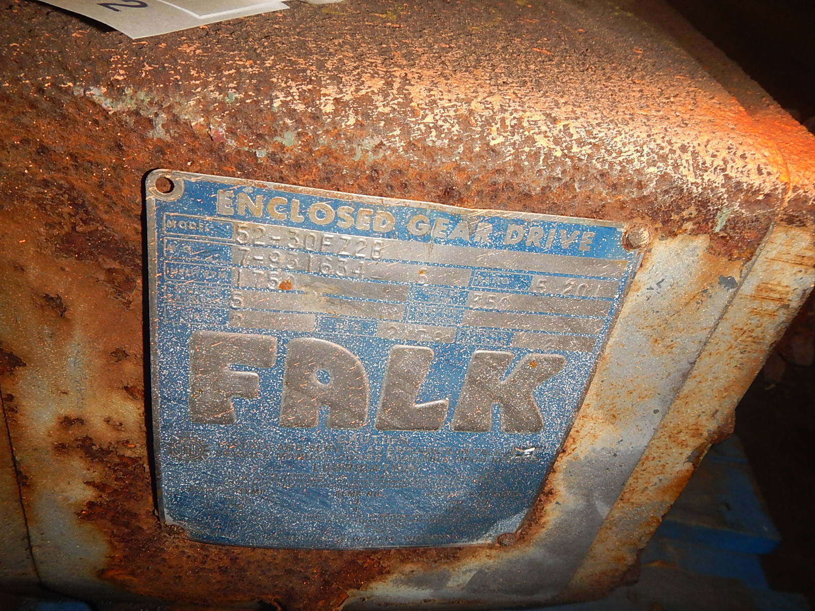 Falk 5 HP Gear Reducers 58394