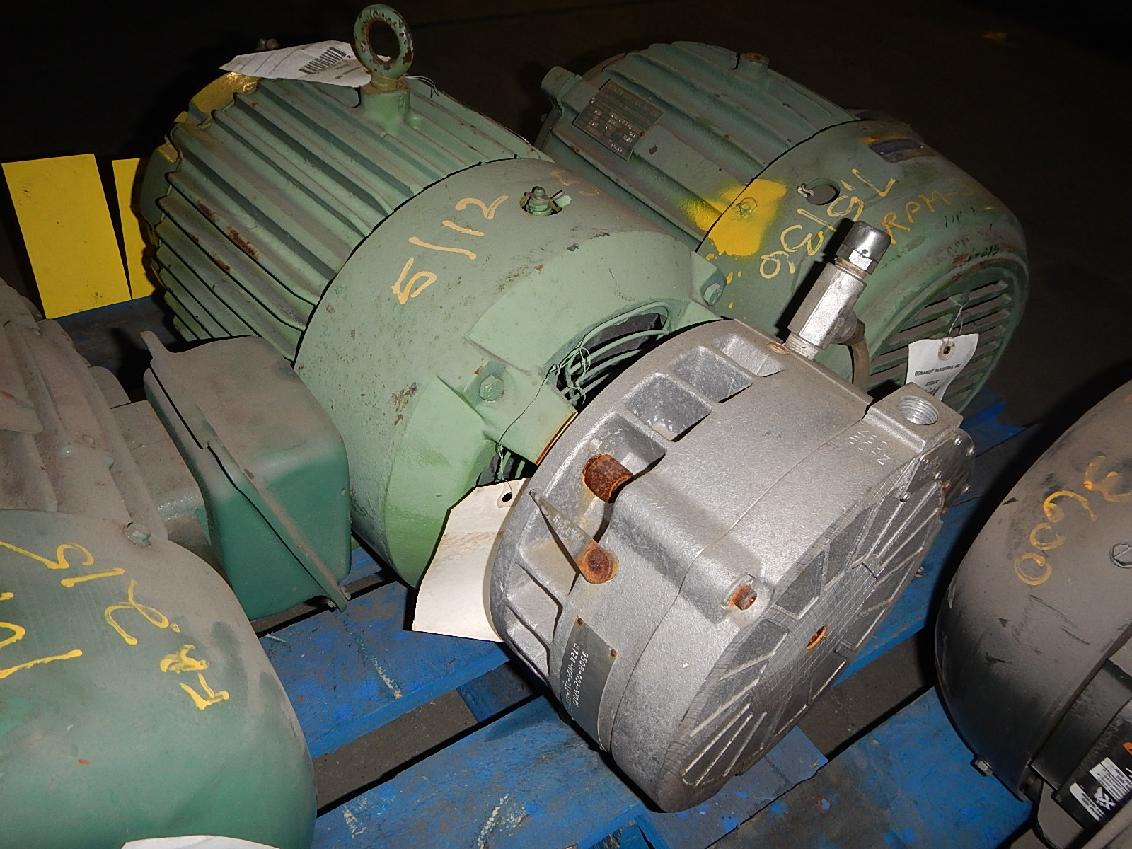 Reliance 5 HP 1125 RPM 215T Design D Motors 58698