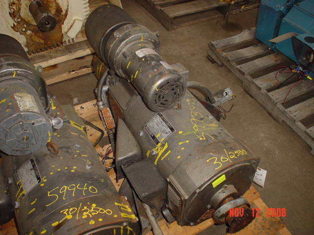 Baldor 30 HP 2500/3000 RPM 288AT DC Motors 59939