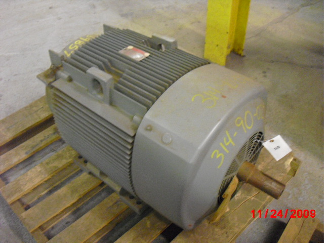 General Electric 100 HP 1800 RPM 405TSZ Squirrel Cage Motors 62072