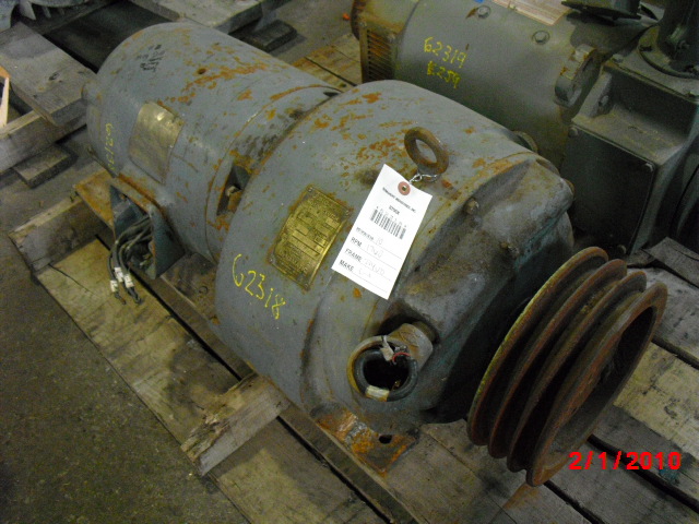 Louis-Allis 10 HP 100 RPM Variable Speed Motors 62318