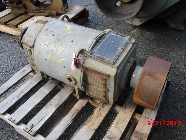 General Electric 60 HP 1750 RPM 368ATY DC Motors 63487