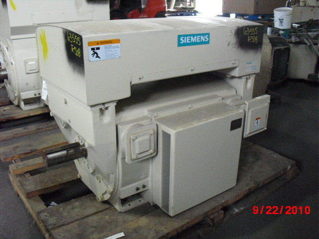 Siemens 350 HP 1800 RPM 508Z Squirrel Cage Motors 63555