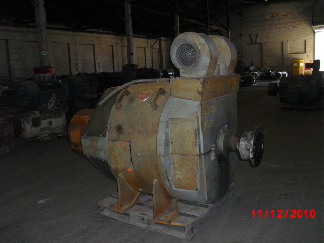 General Electric 300 HP 650/1600 RPM 6453 DC Motors 63738