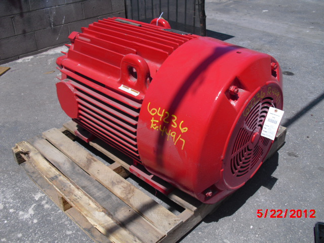 Marathon 125 HP 900 RPM 447/9T Squirrel Cage Motors 64236