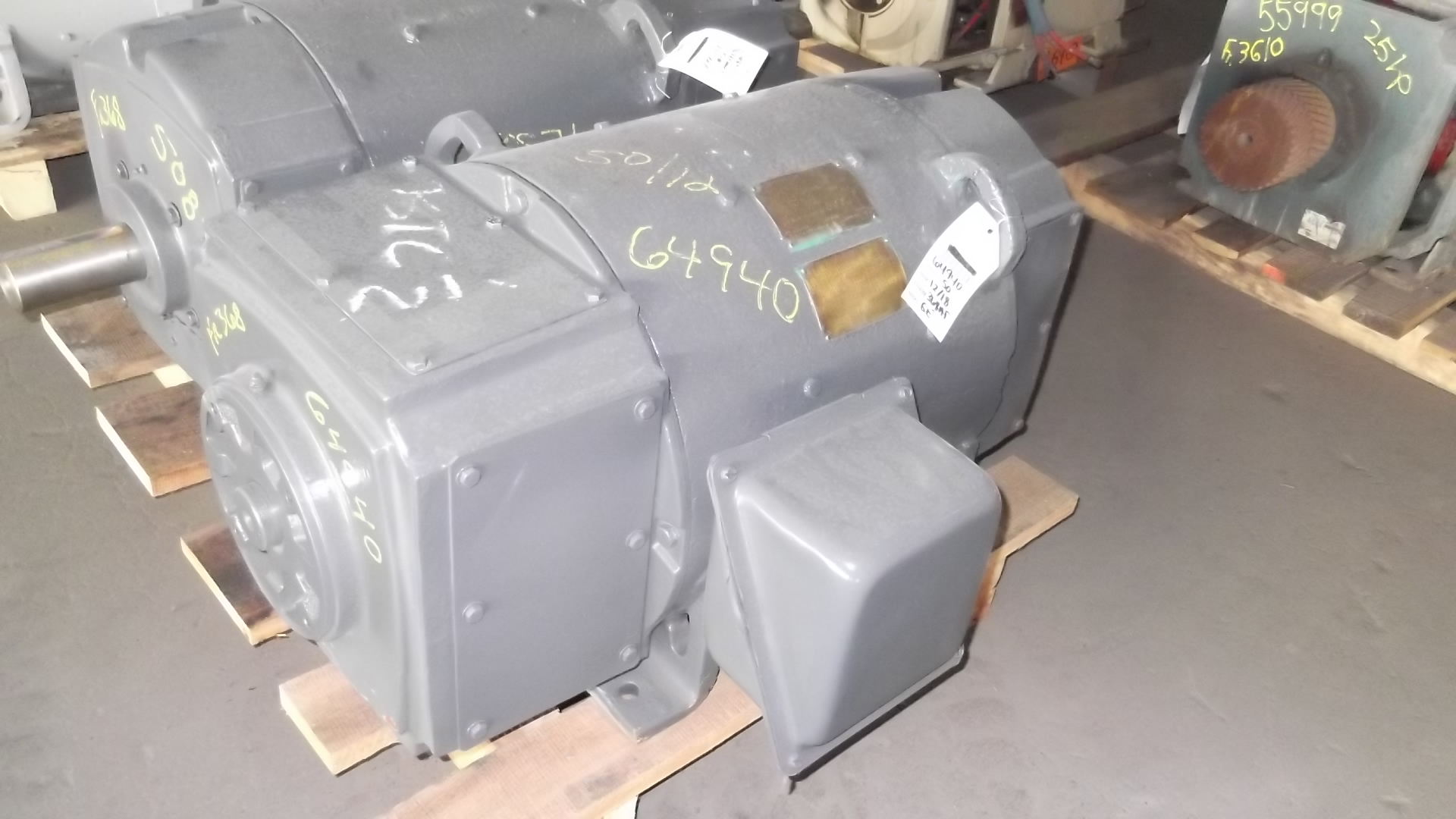 General Electric 50 HP 1150/1750 RPM 368AT DC Motors 64940