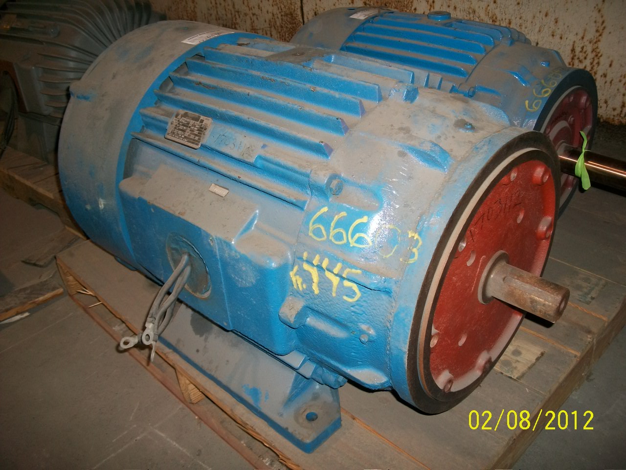 Delco 75 HP 1200 RPM 445UCFCZ Squirrel Cage Motors 66603