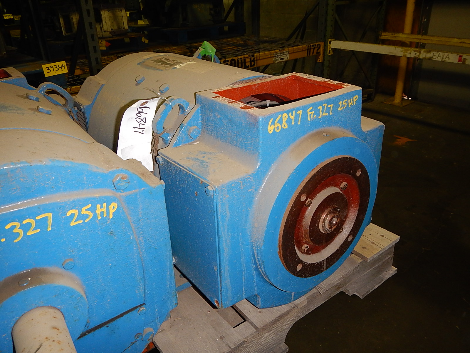 General Electric 25 HP 850/2550 RPM 327AT DC Motors 66847