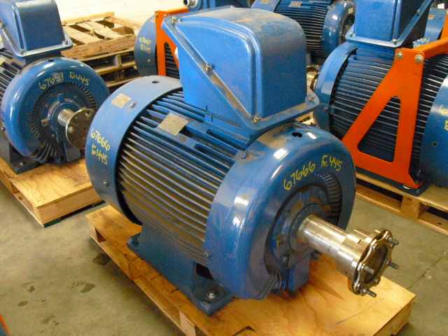 Teco Westinghouse 100 HP 1140 RPM 445T Design D Motors 67666