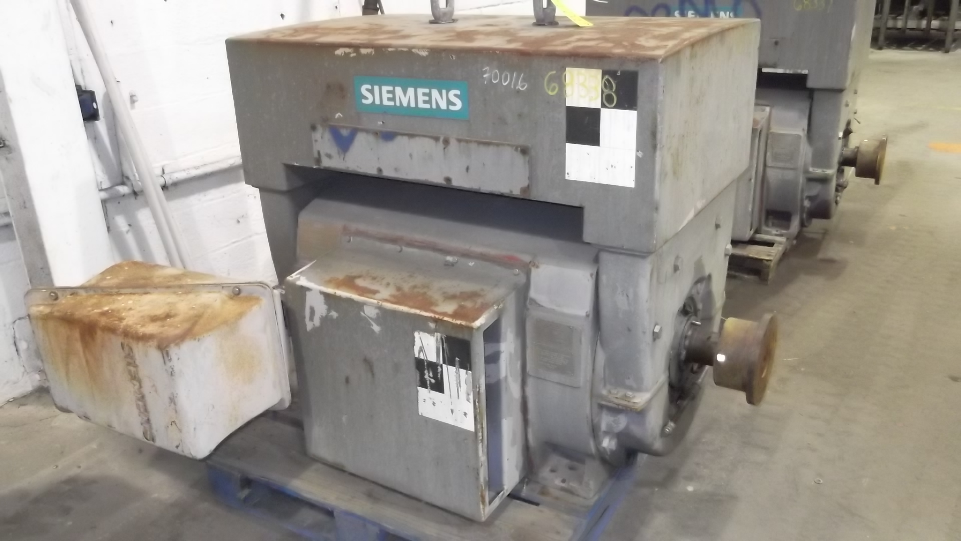 Siemens 500 HP 1800 RPM 509S Squirrel Cage Motors 68338