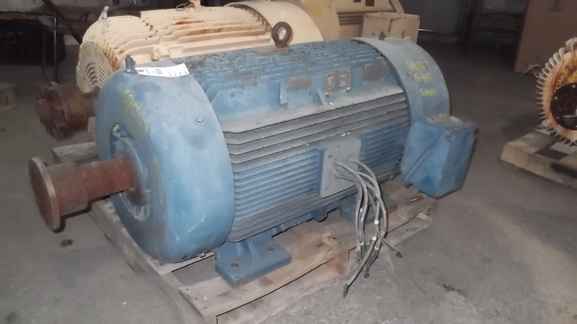 Siemens 200 HP 1200 RPM 449T Squirrel Cage Motors 68767