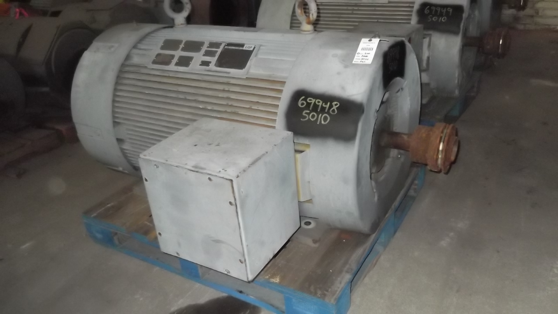 Reliance 500 HP 3600 RPM 5010S Squirrel Cage Motors 69948