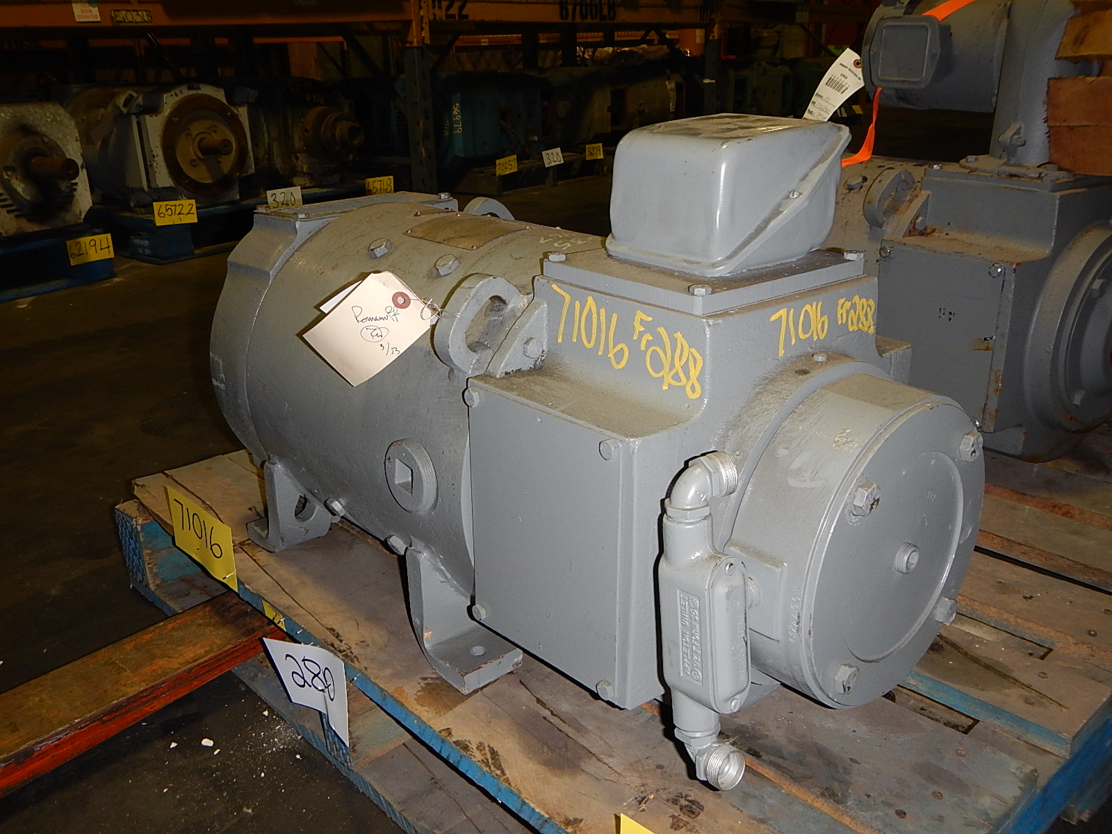 General Electric 25 HP 1150/3450 RPM 288AT DC Motors 71016