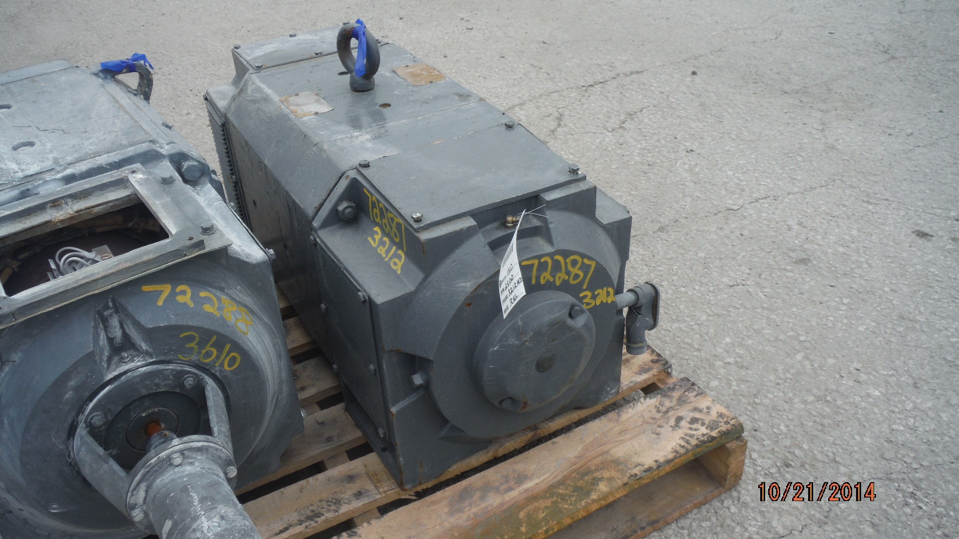 Reliance 150 HP 2500 RPM LC3212ATZ DC Motors 72287