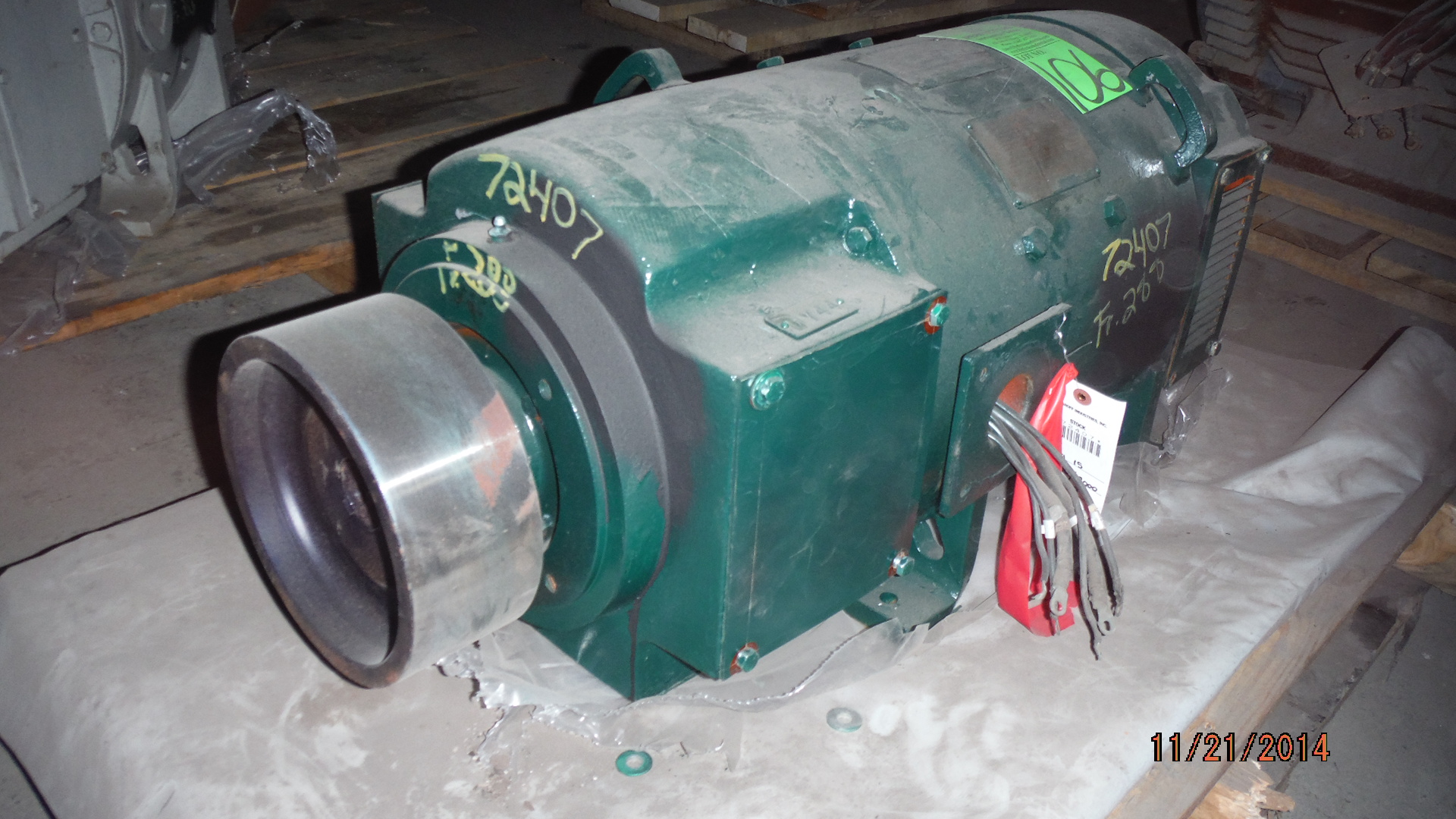 General Electric 15 HP 1150/2000 RPM 288ATY DC Motors 72407