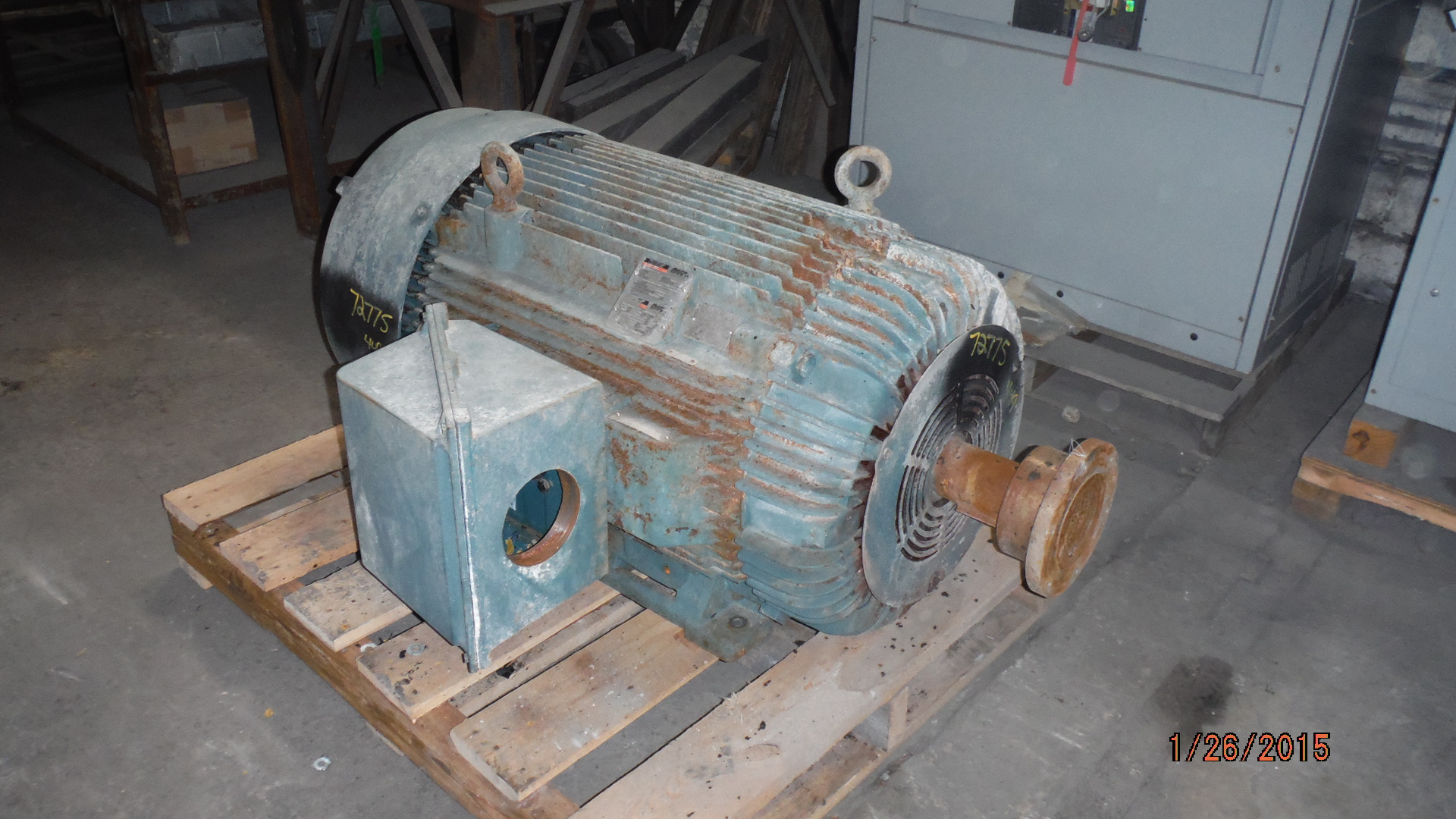 Reliance 200 HP 1200 RPM 449T Squirrel Cage Motors 72775