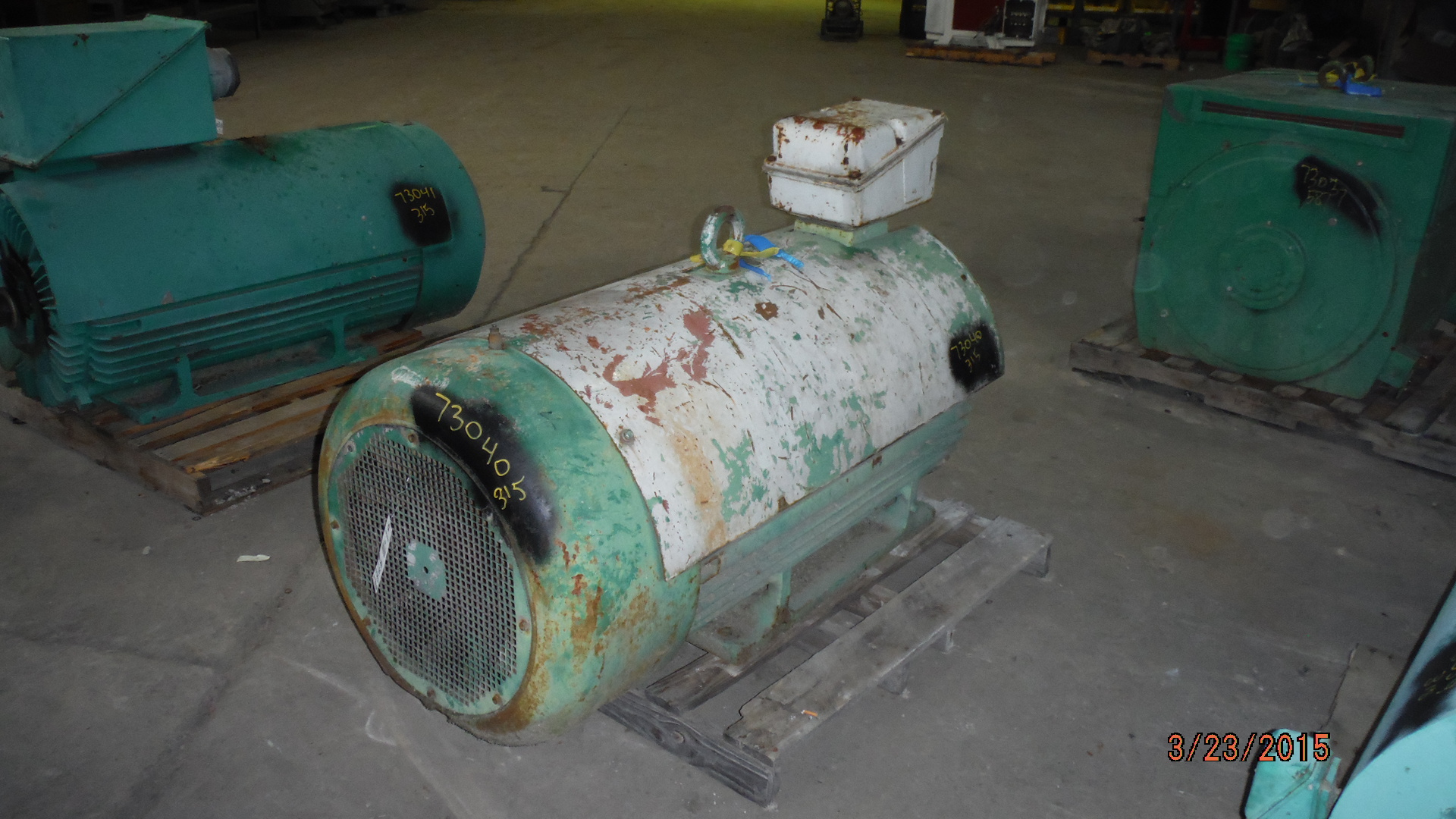 Toshiba 250 HP 1200 RPM 315LL Squirrel Cage Motors 73040