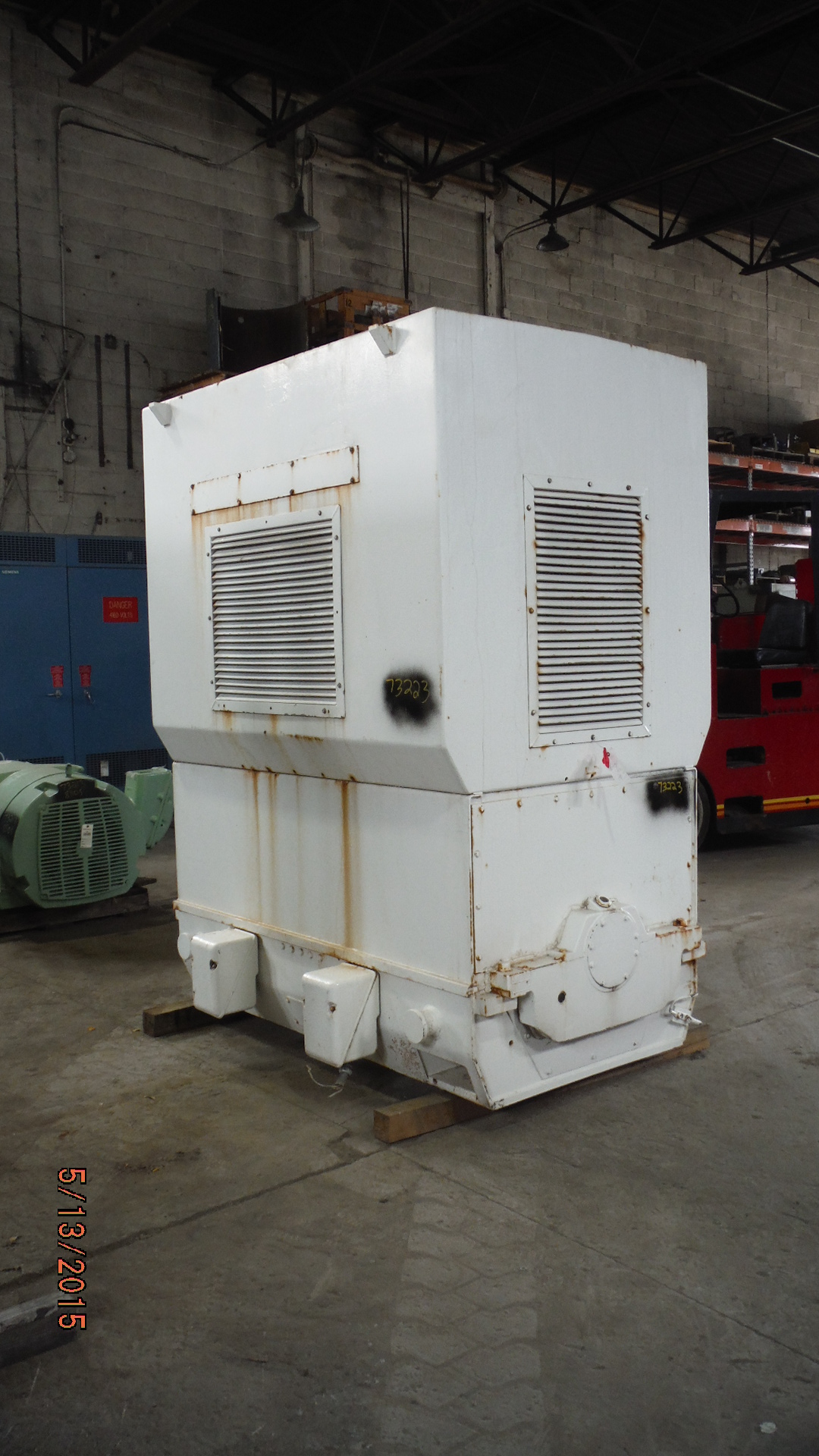 Siemens 3000 HP 3600 RPM 6812 Squirrel Cage Motors 73223