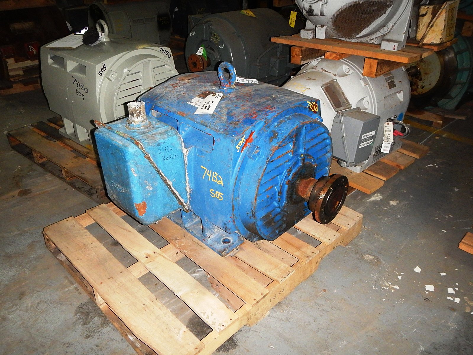 Toshiba 250 HP 1200 RPM 505US Squirrel Cage Motors 74132