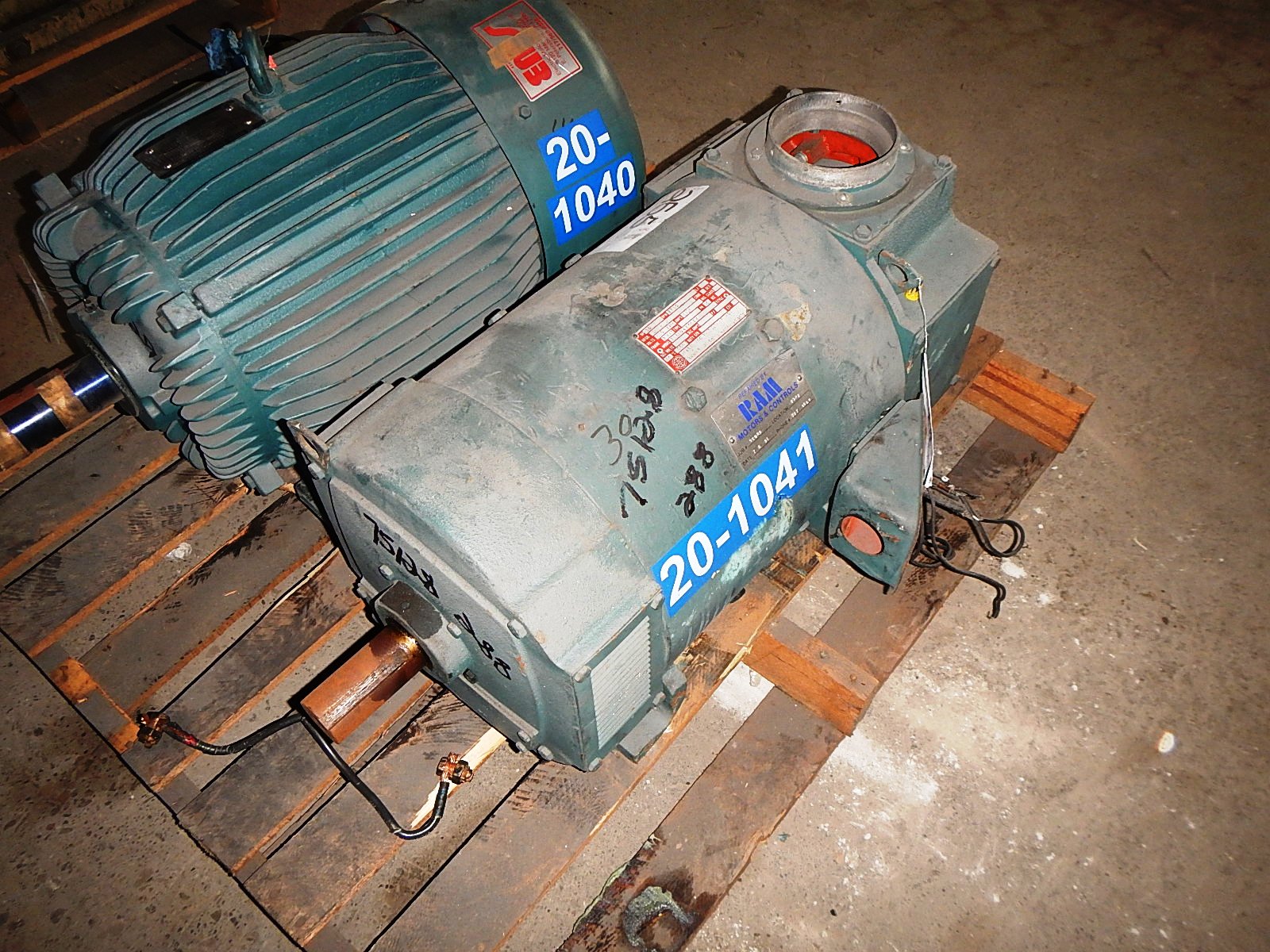 WER 30 HP 1750 RPM 288AT DC Motors 75128