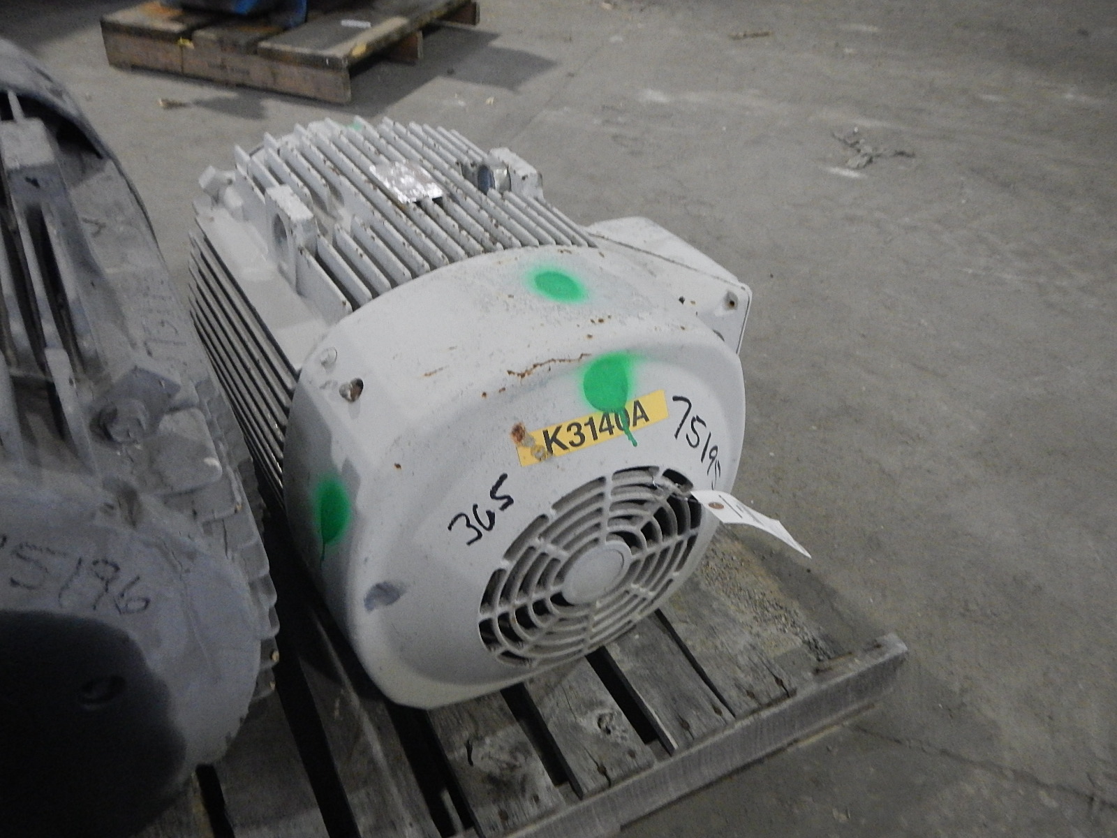 General Electric 50 HP 1200 RPM 365T Squirrel Cage Motors 75195