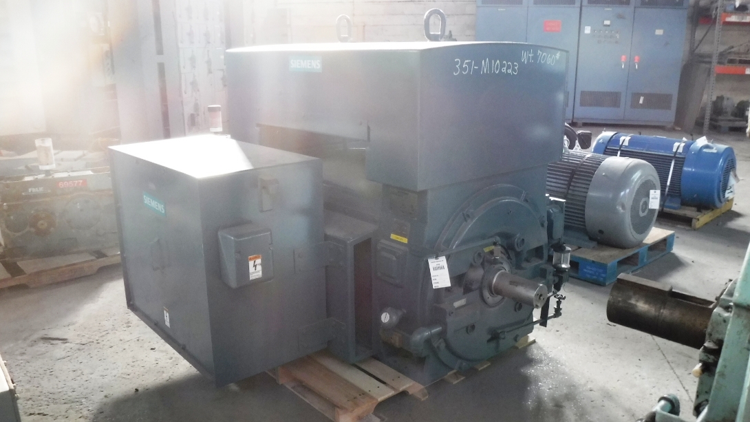 Siemens 1000 HP 1800 RPM 5810Z Squirrel Cage Motors 75556