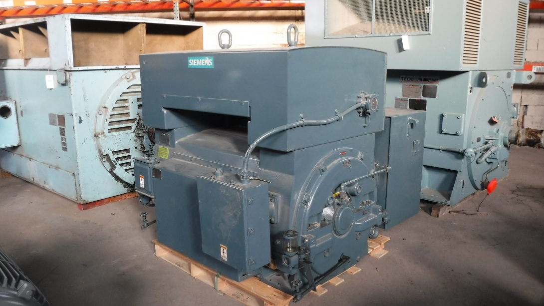 Siemens 1000 HP 1800 RPM 5810Z Squirrel Cage Motors 75556