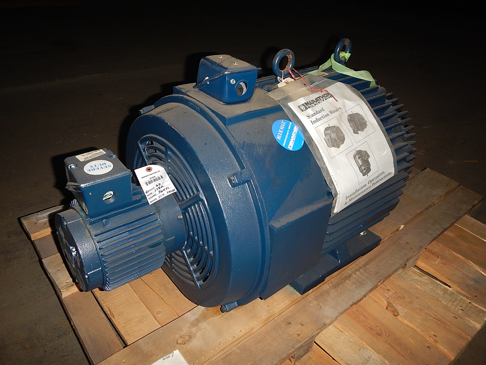 Marathon 60 HP 1800 RPM 364TC Squirrel Cage Motors 75756
