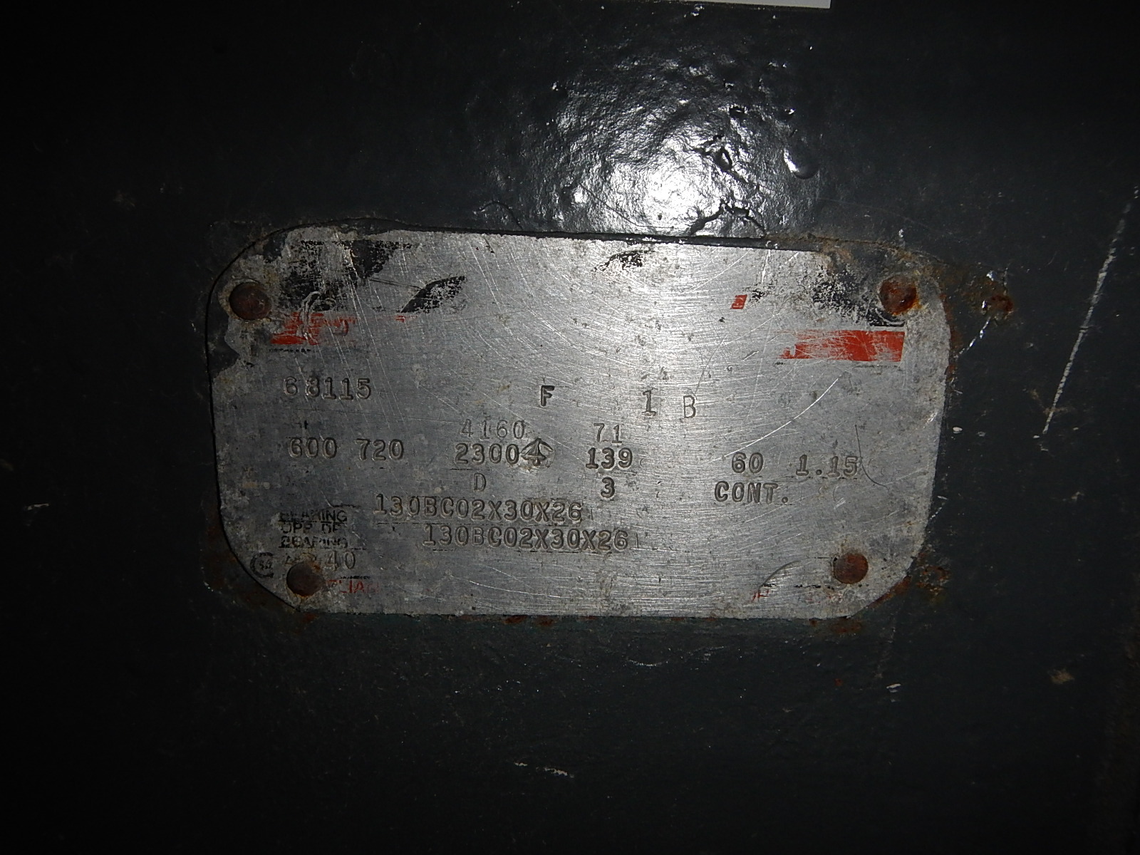 Reliance 600 HP 720 RPM 6811S Squirrel Cage Motors 76237