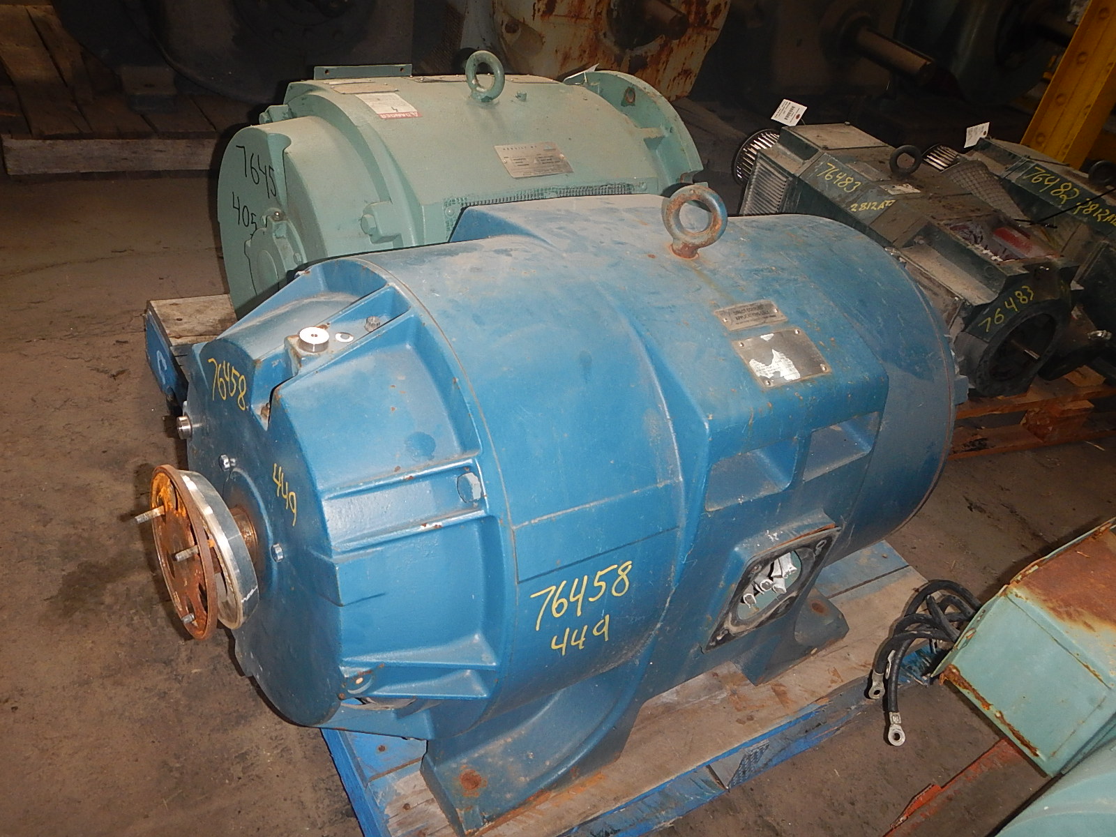 Siemens 450 HP 3600 RPM 449TSZ Squirrel Cage Motors 76458