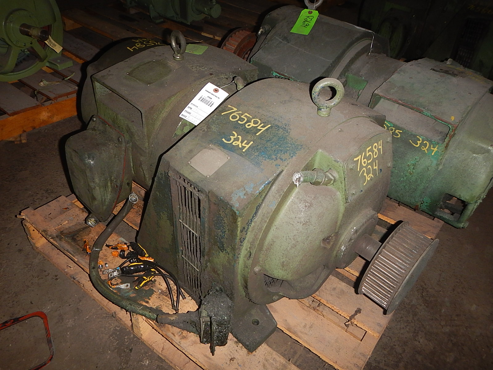 Dynamatic 40 HP 130 RPM Variable Speed Motors 76584