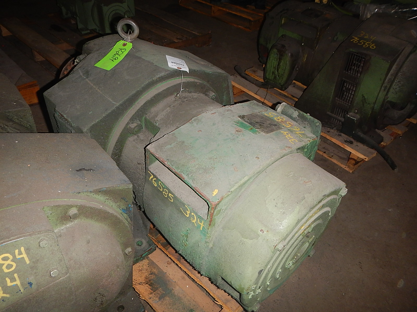 Dynamatic 40 HP 130 RPM Variable Speed Motors 76585