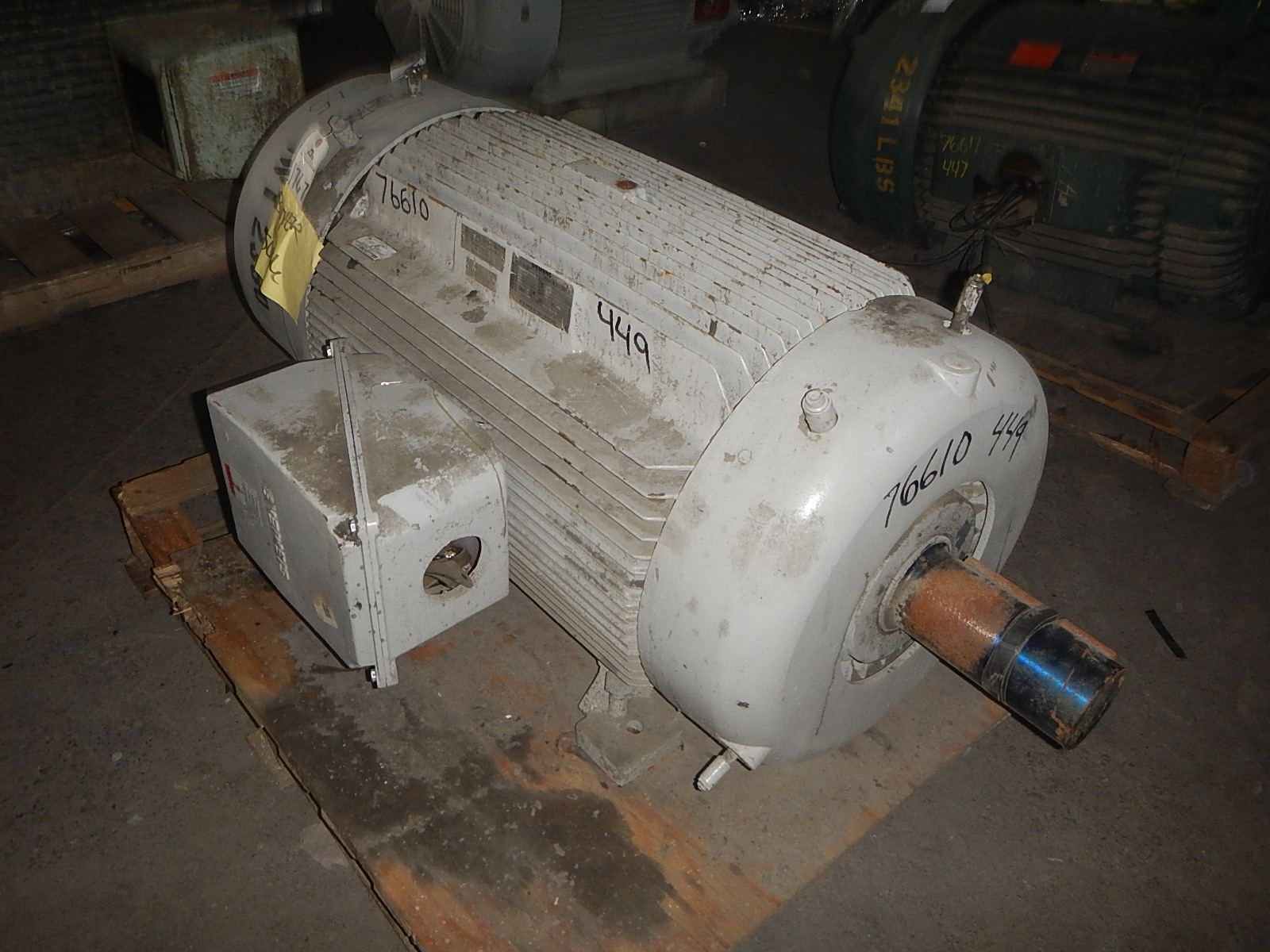 Siemens 150 HP 900 RPM 449TZ Squirrel Cage Motors 76610