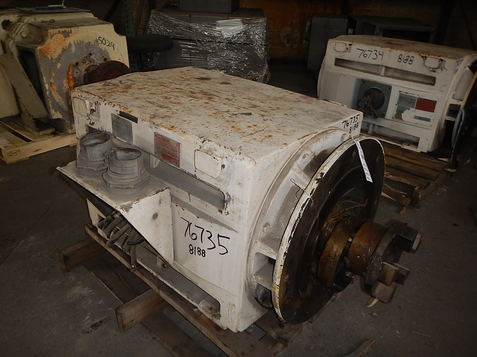 General Electric 500 HP 1800 RPM 8188DZ Squirrel Cage Motors 76735