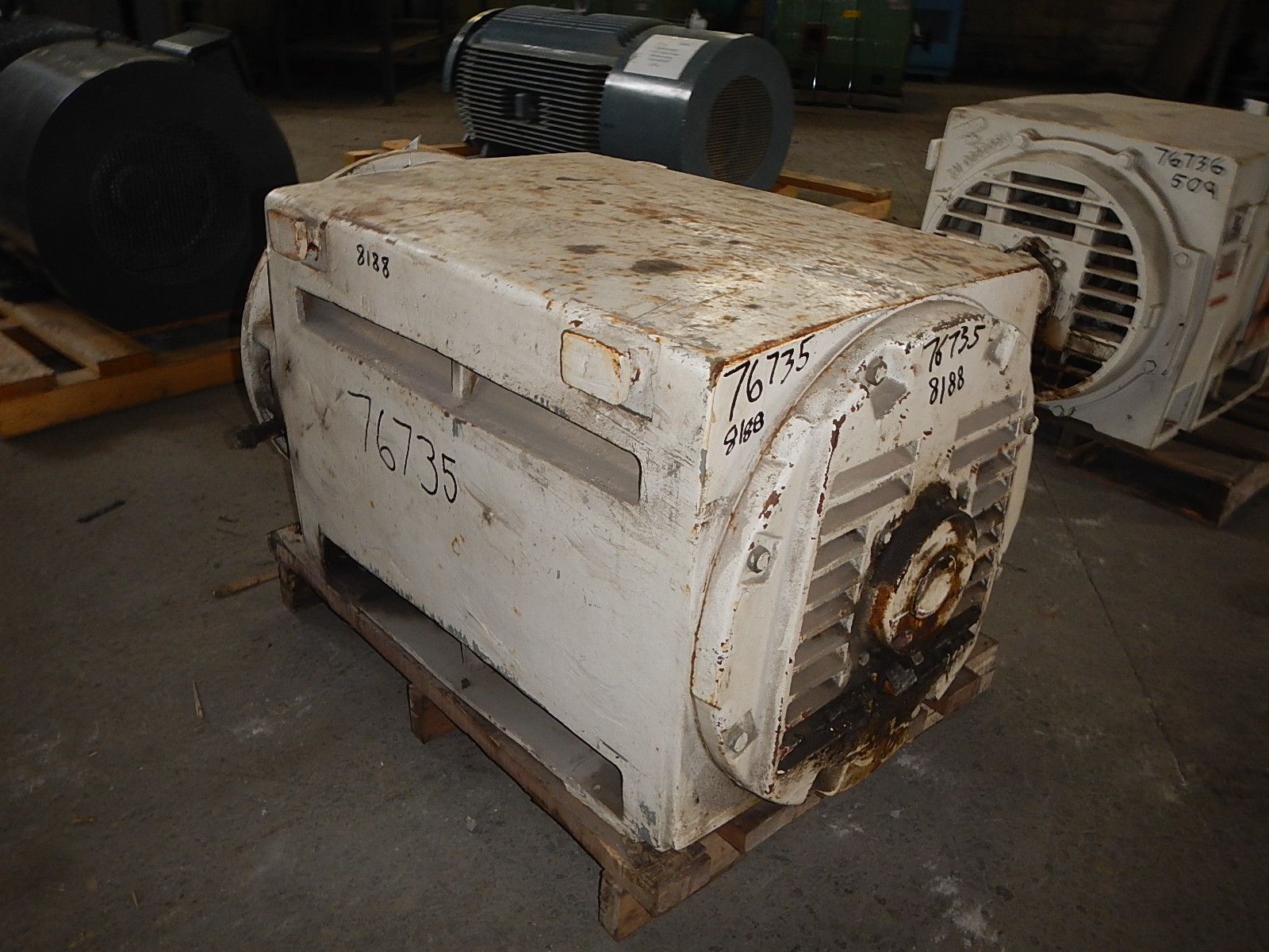 General Electric 500 HP 1800 RPM 8188DZ Squirrel Cage Motors 76735