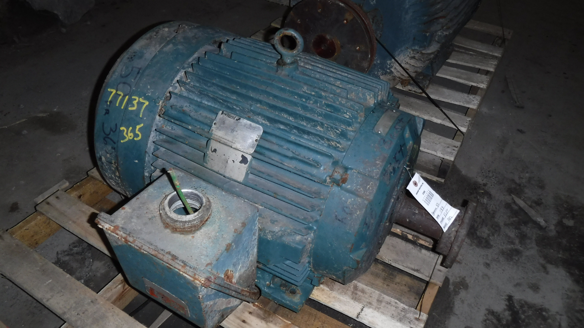 Reliance 50 HP 1200 RPM 365T Squirrel Cage Motors 77137