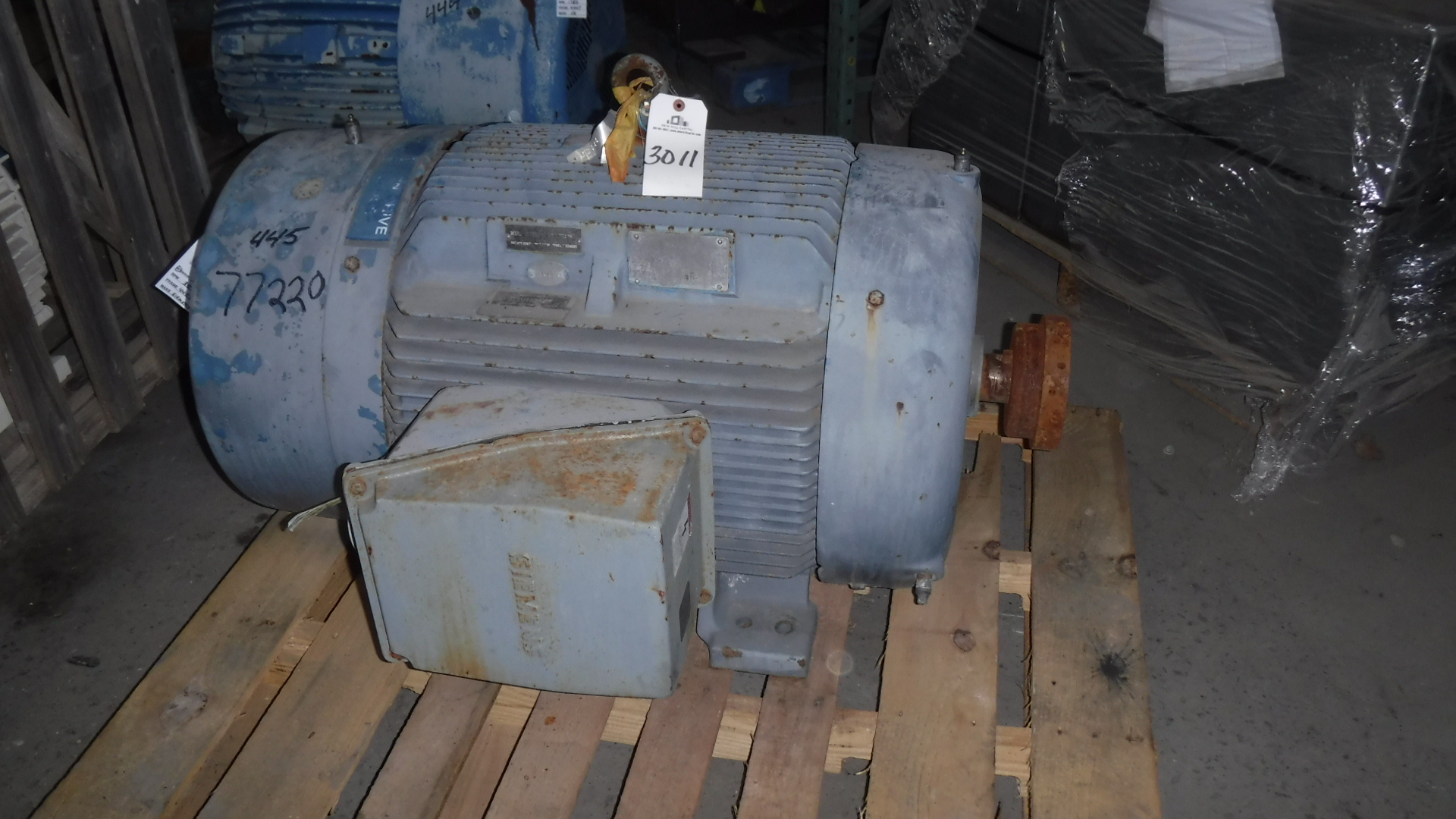 Siemens 150 HP 3600 RPM 445TS Squirrel Cage Motors 77220