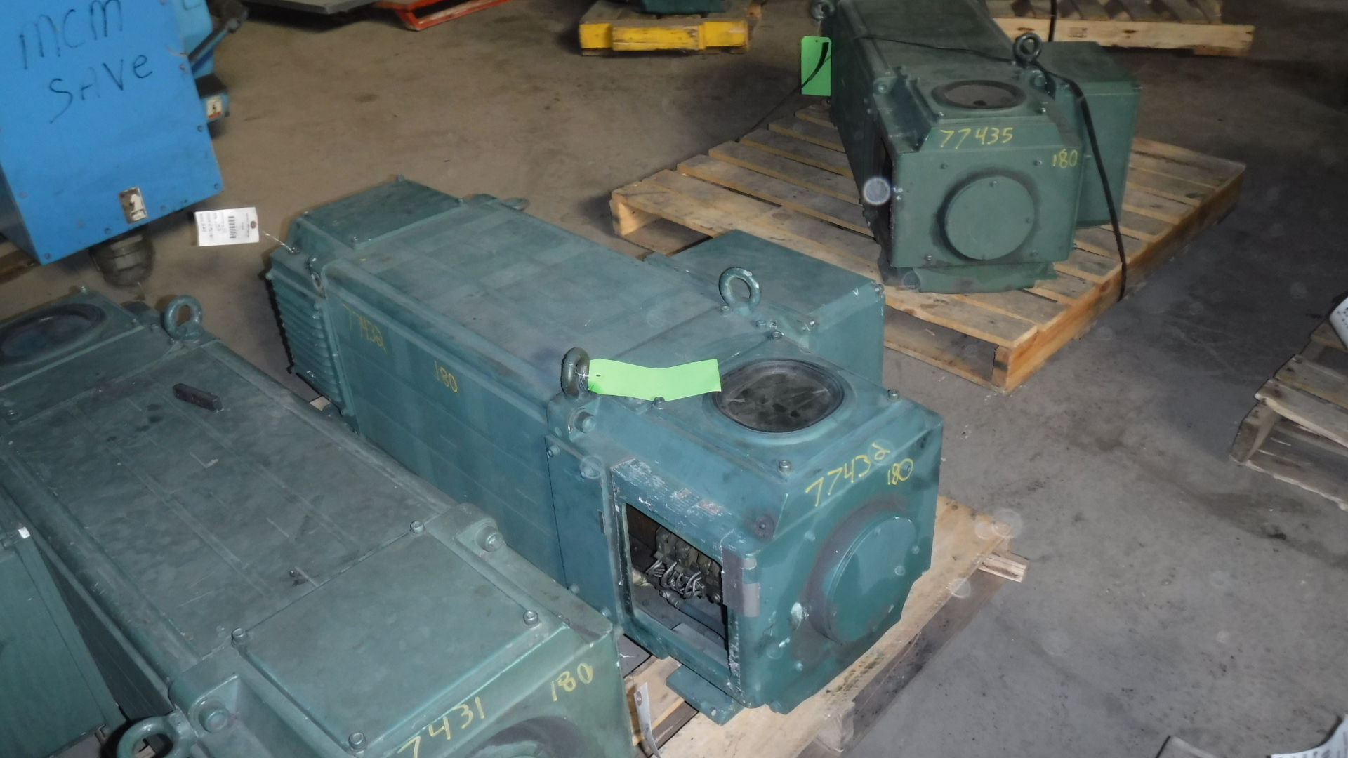 ABB 250 HP 1750 RPM 180U DC Motors 77432