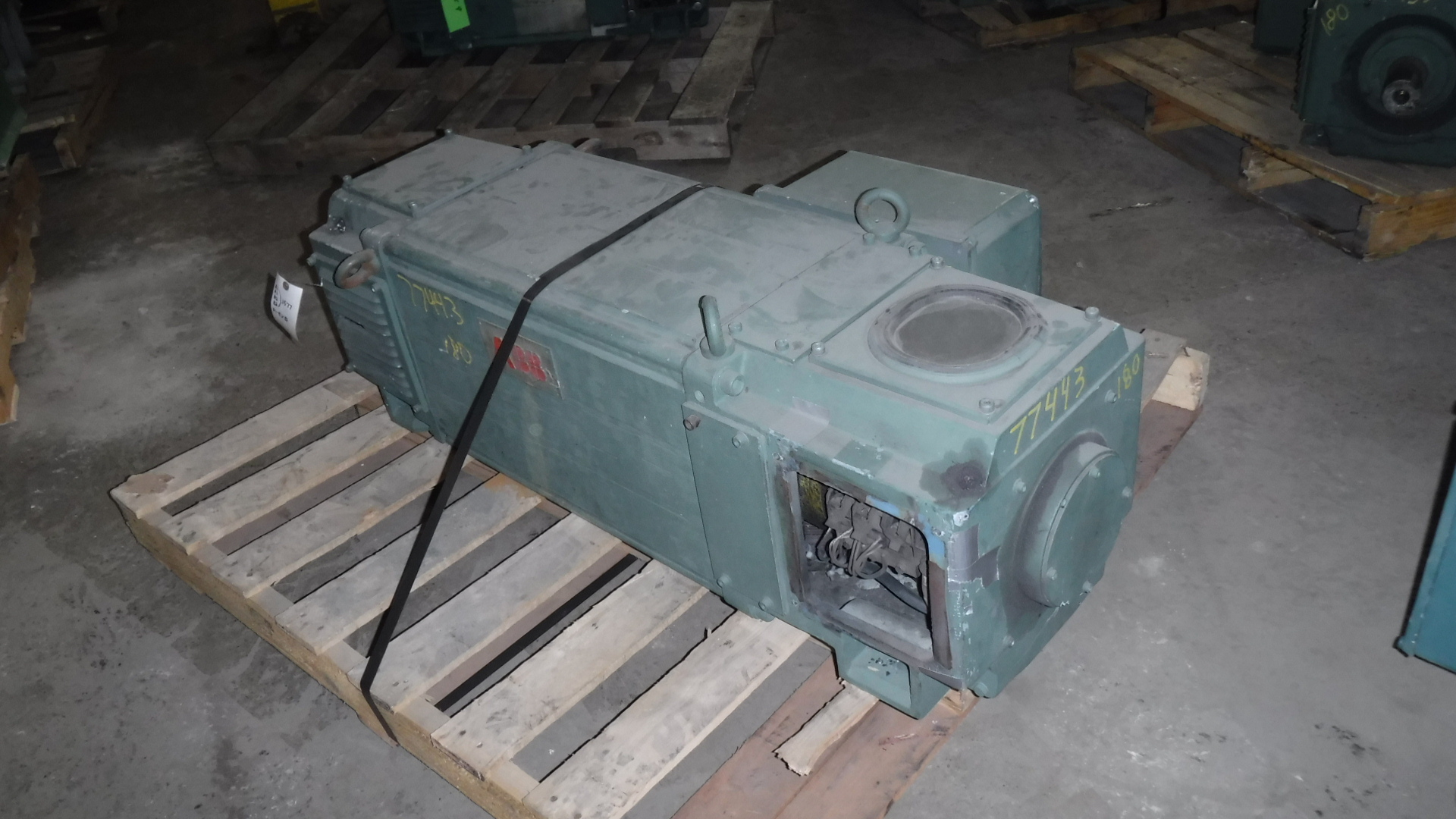 ABB 250 HP 1750 RPM 180U DC Motors 77443