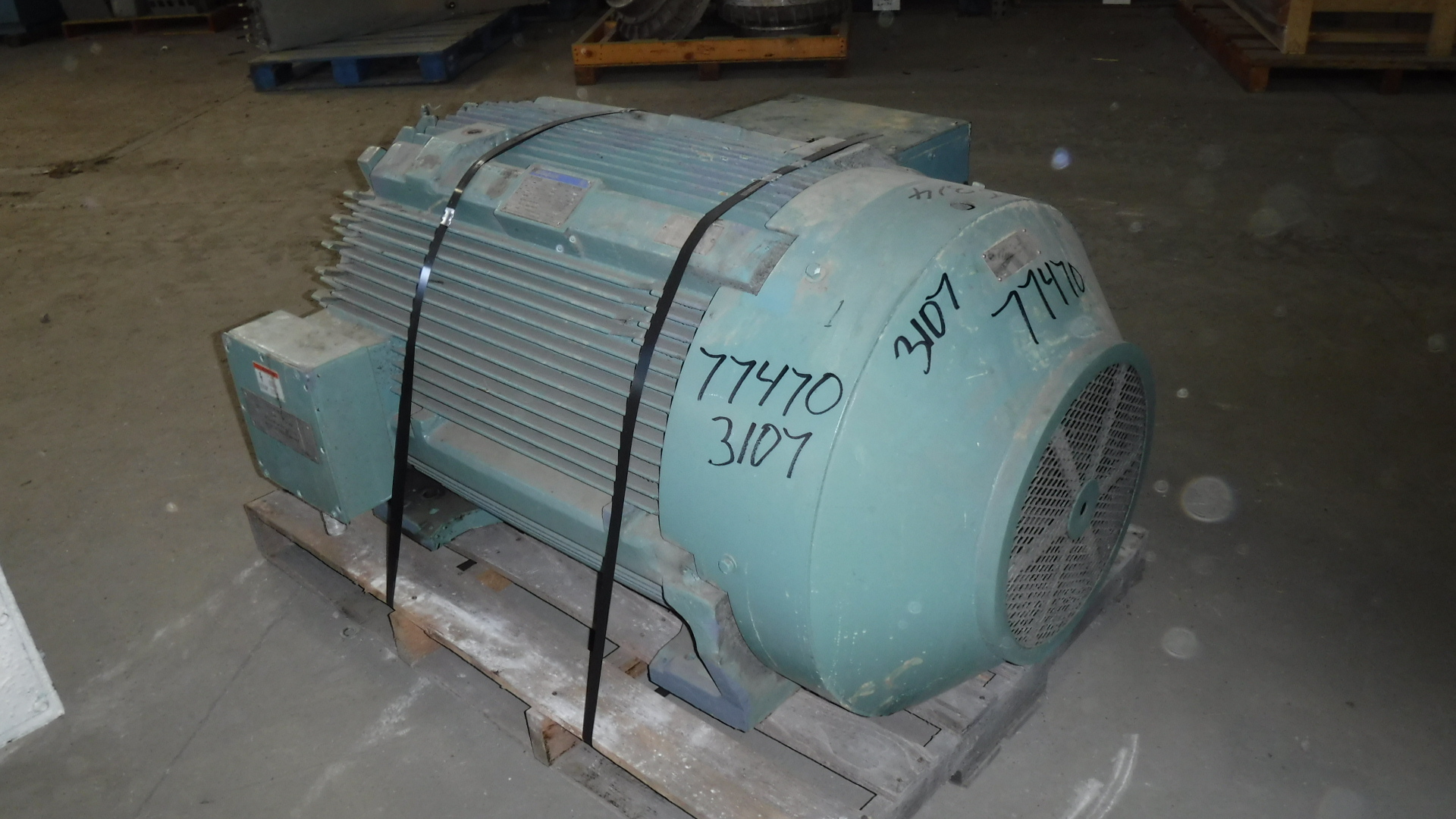 Westinghouse 300 HP 1800 RPM 3107 Squirrel Cage Motors 77470