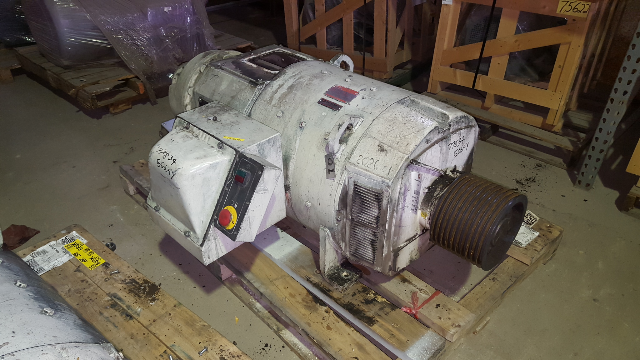 General Electric 300 HP 1750/1900 RPM 506AY DC Motors 77834