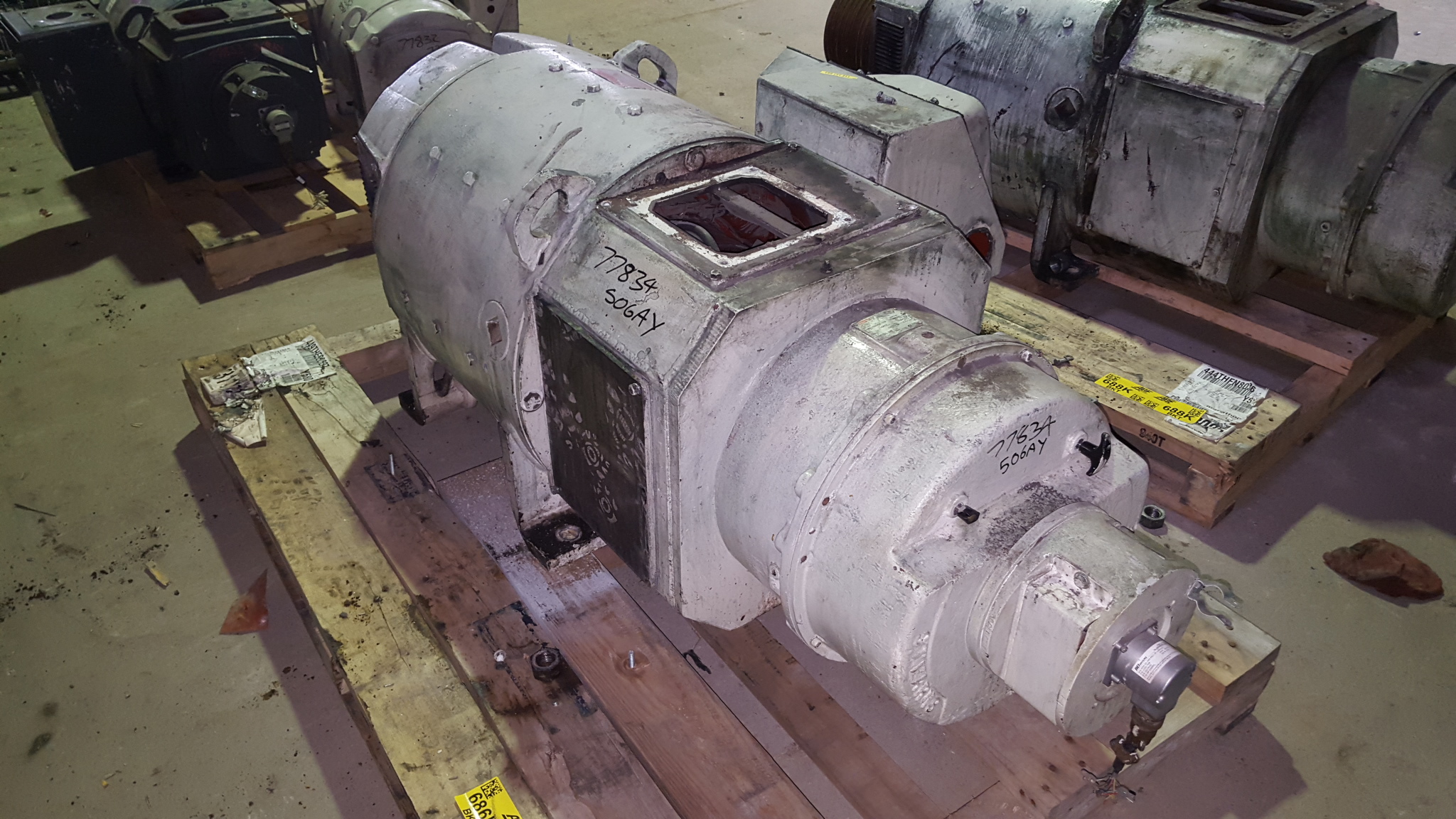 General Electric 300 HP 1750/1900 RPM 506AY DC Motors 77834