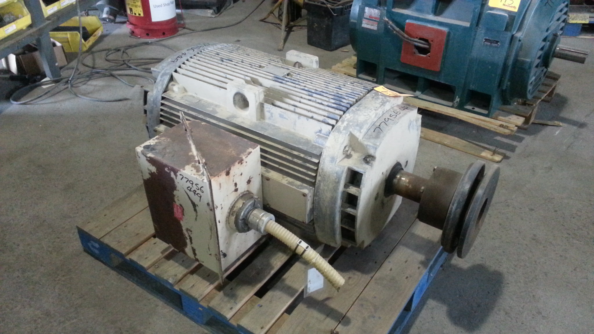 General Electric 250 HP 1800 RPM 449T Squirrel Cage Motors 77956