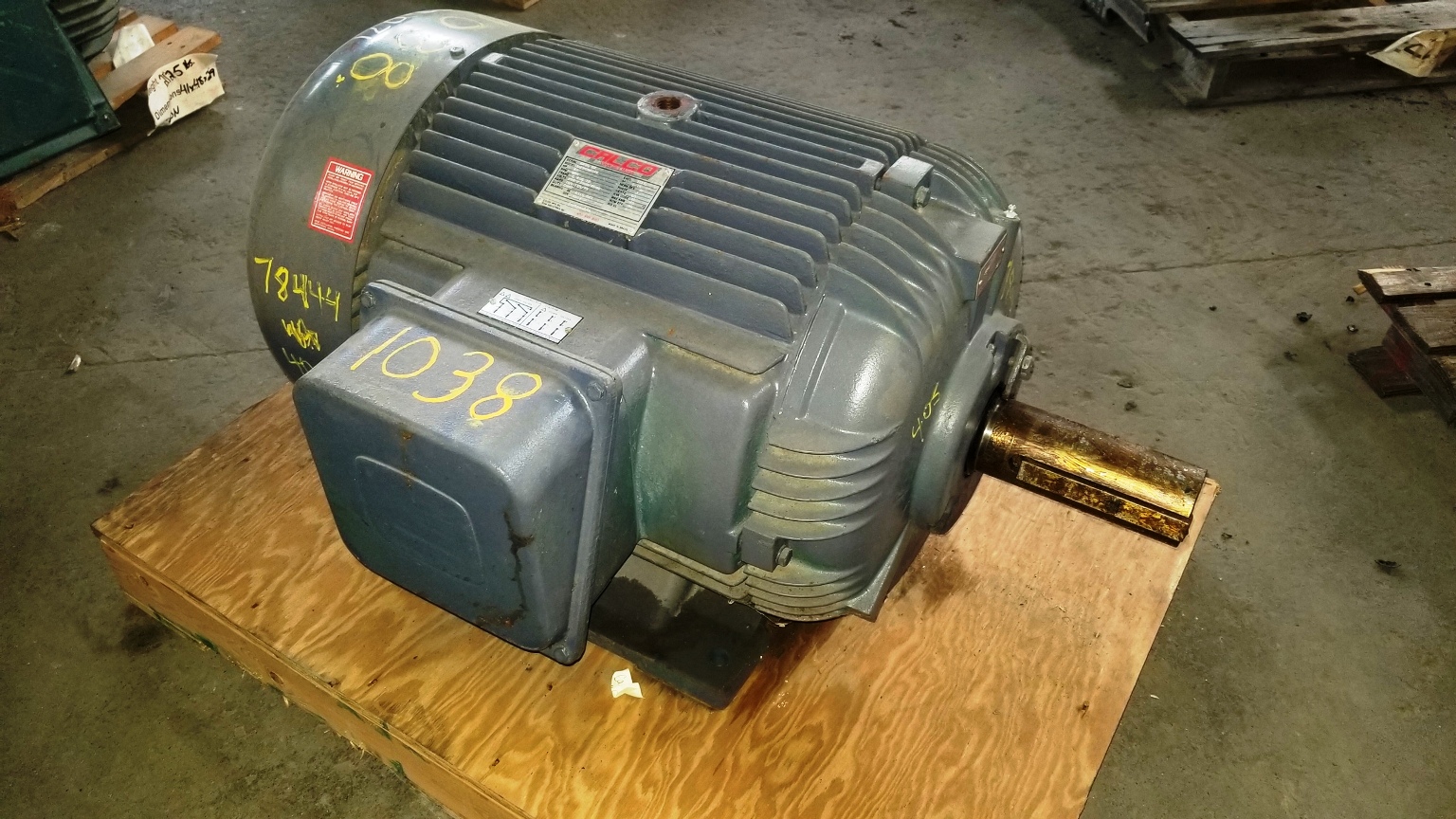 Calco 60 HP 900 RPM 405T Squirrel Cage Motors 78444