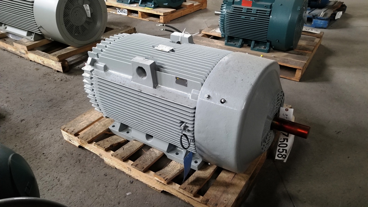 General Electric 200 HP 1780 RPM 449TZ Multi Speed Motors 78689