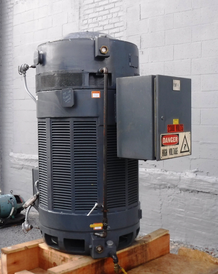 General Electric 1250 HP 1775 RPM 8339 Vertical Motors 78741