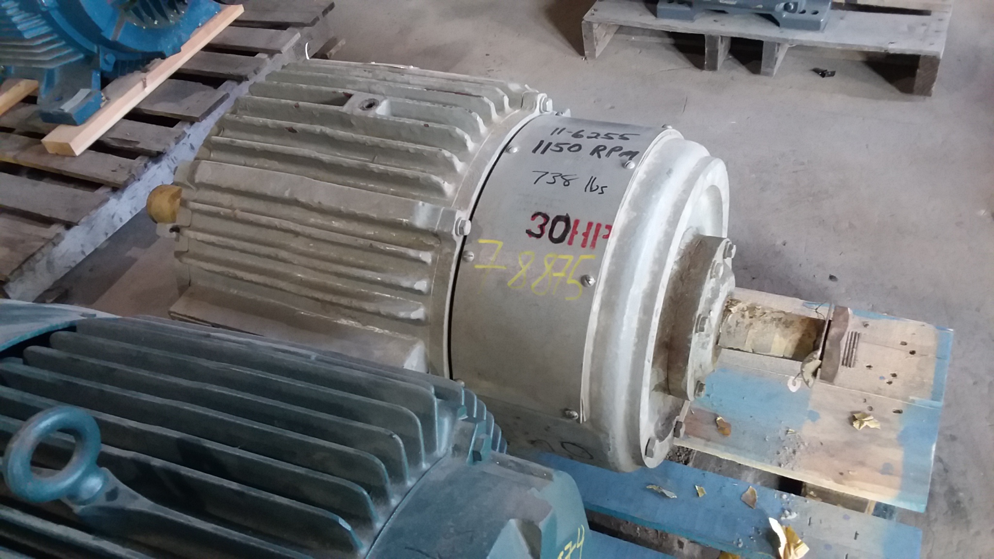 P&H 30 HP 1150 RPM 364RX Slip Ring Motors 78875